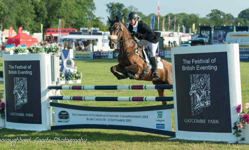 Victoria Bax - Crysto at Gatcombe - such a thrill to be competing there