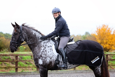 Russell Guire of Centaur Biomechanics uses the Back on Track Fleece Exercise Sheet LOw Res.