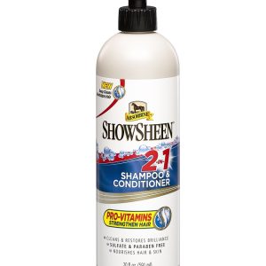 ShowSheen 2-in-1 Shampoo and Conditioner. Image of a bottle