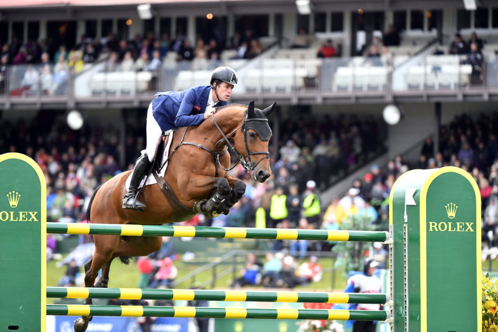 Scott Brash GBR riding Ursula XII wins the CP International -part of the Rolex Grand Slam of Show Jumping