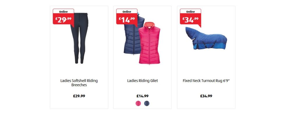 Aldi Equestrian Range 2017 available to pre order now