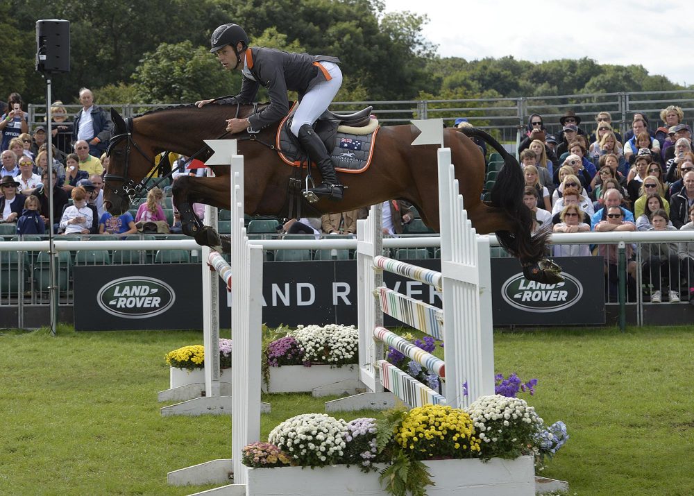 Christopher Burton winner of Burghley 2016. Credit Land Rover Burghley Horse Trials Peter Nixon