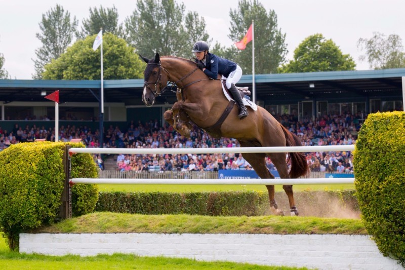 Could Harriet Nuttall and A Touch Imperious win this year's Al Shira'aa Derby at Hickstead? (c) Craig Payne