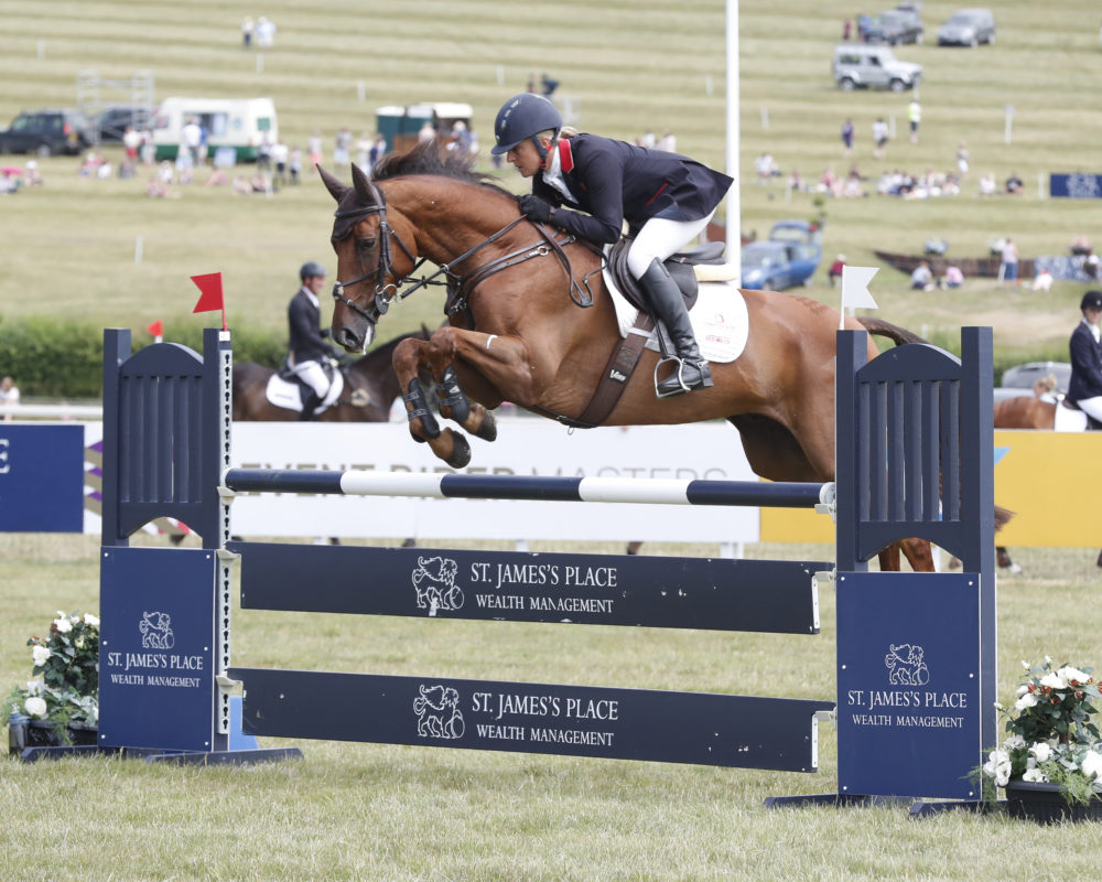 Photography (Adam Dale) – CIC*** leaders after showjumping Kristina Cook and Billy The Red