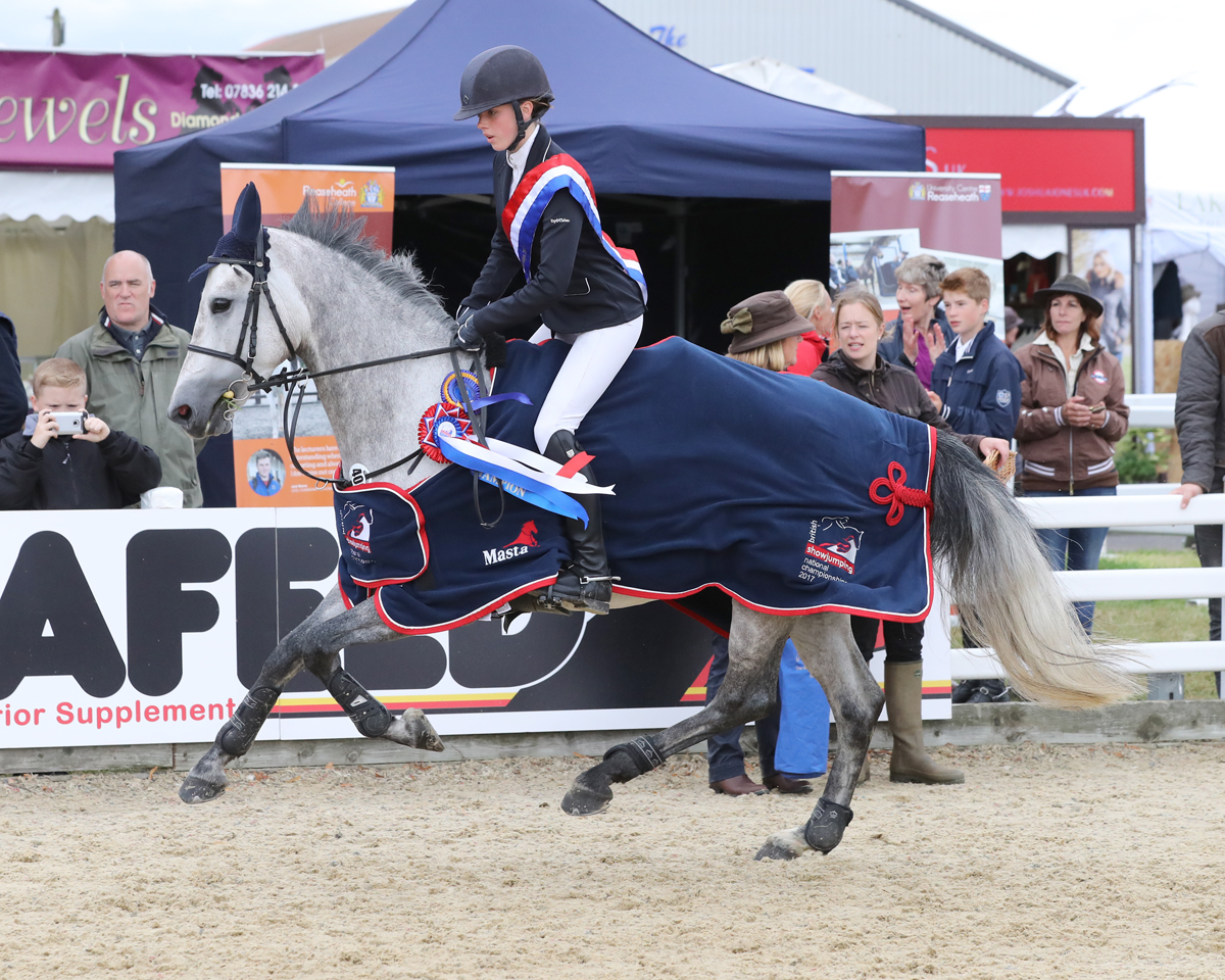 A hat-trick for Lauren Roach as she takes the Pony British Novice Championship for the third year in a row