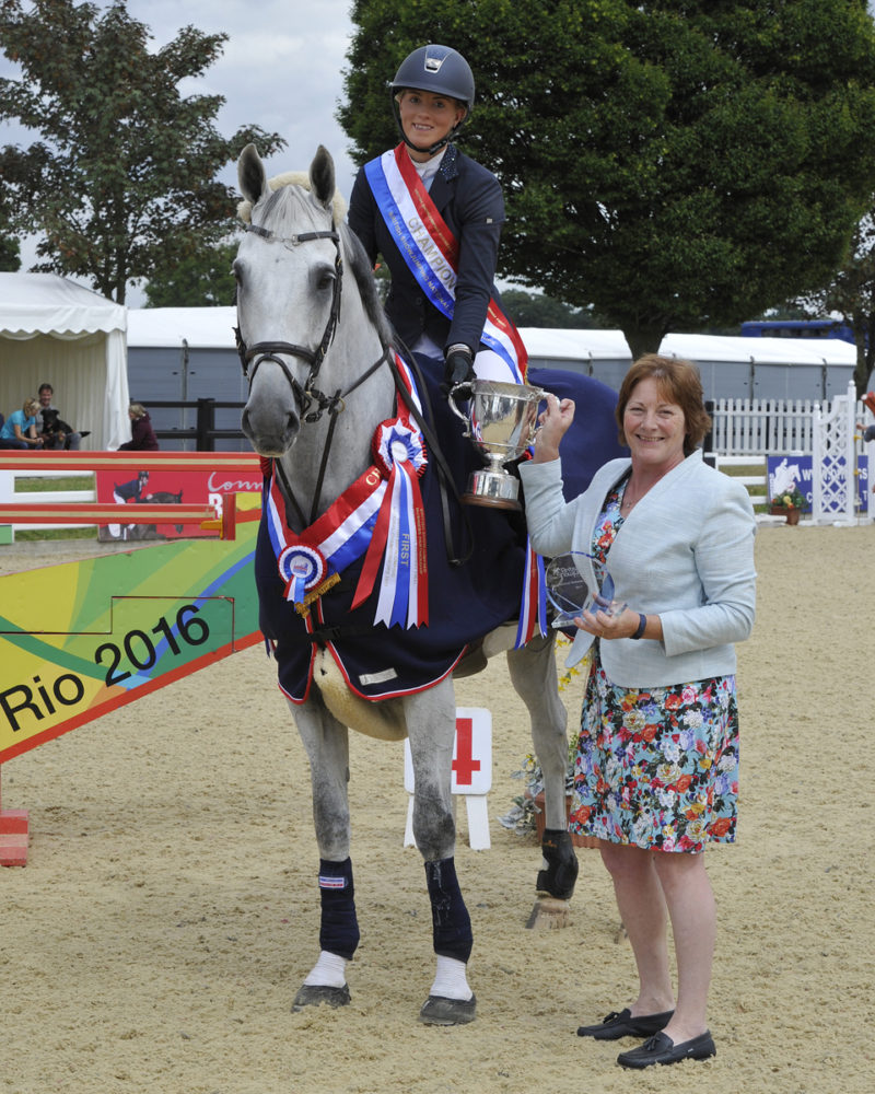 Class 8C British Showjumping National Champion 2017 Annabel Shields with Wet Wet Wet