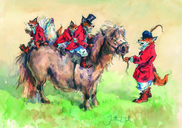 Horse themed Christmas Cards give back to Charity