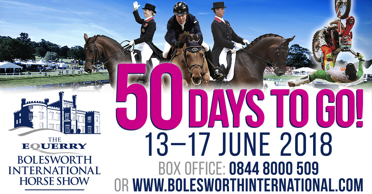 Bolesworth International, the 50 Day Countdown is ON!