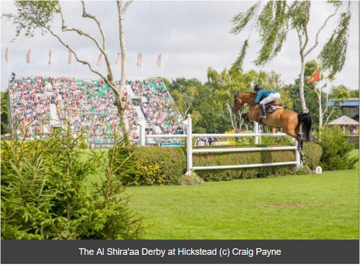 The Al Shira’aa Hickstead Derby Meeting (21-24 June 2018) will be broadcast live for the first time on ClipMyHorse.TV.