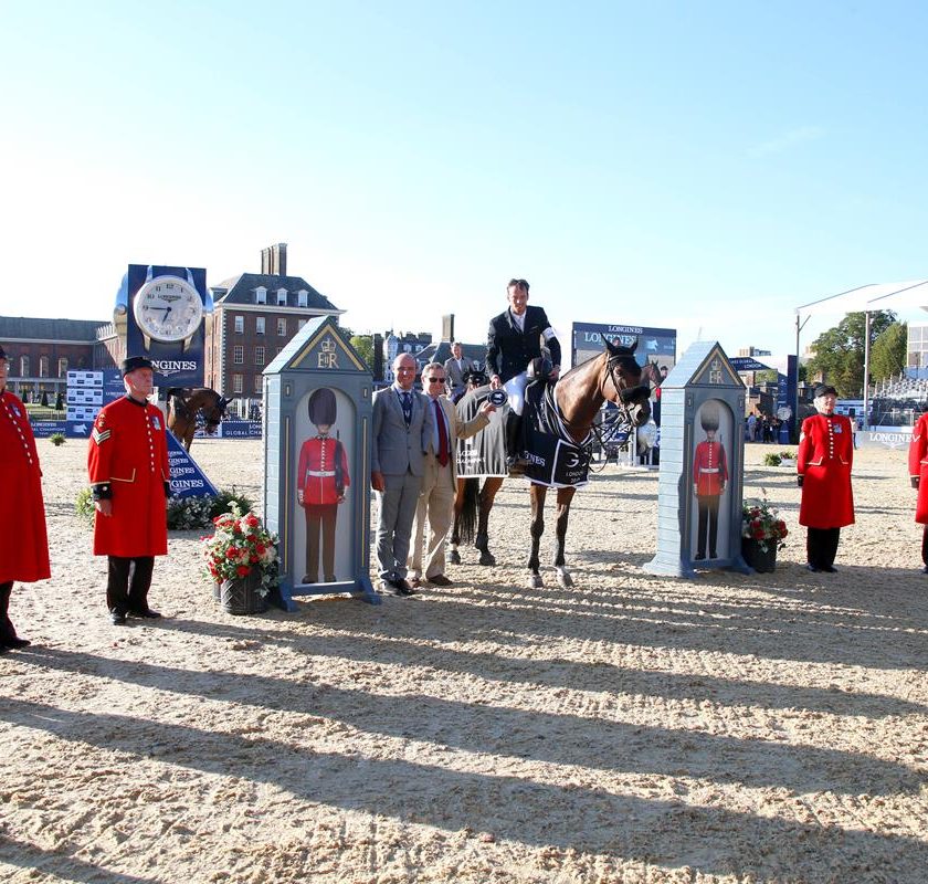 World Number 1 Harrie Smolders (NED) finished the Longines Global Champions Tour of London on top with his second win of the weekend, Photo LGCT Stefano Grasso