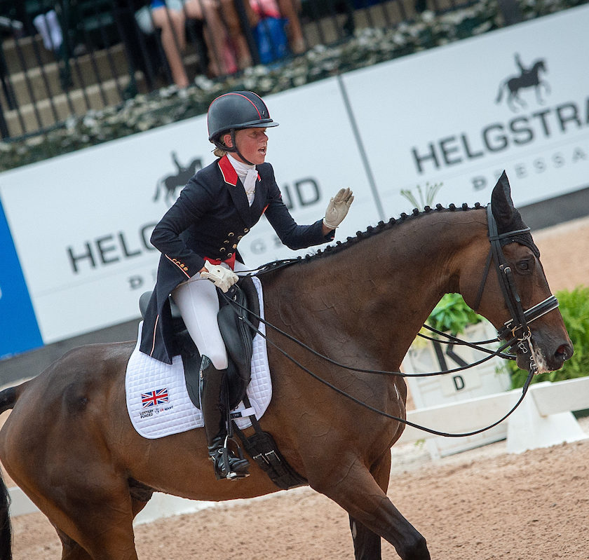 Rosalind CANTER (GBR) and ALLSTAR B - Eventing Dressage - FEI World Equestrian Games Tryon 2018 - Tryon, North Carolina, USA - Copyright Jon Stroud Media