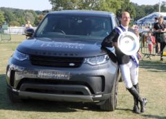 An overwhelmed Tim Price Wins The Land Rover Burghley Horse Trials
