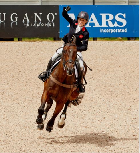 FEI World Equestrian Games™ Tryon USA Gold medalist Ros Canter on Allstar B; GBR Photo FEI/Liz Gregg