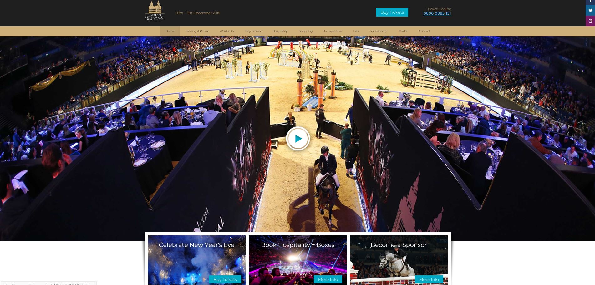 A New Website for Liverpool International Horse Show