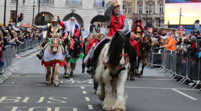 Magic Parades Through Central London Courtesy of All The Queen's Horses 2016.Photography Credit www.fotos4events.co.uk