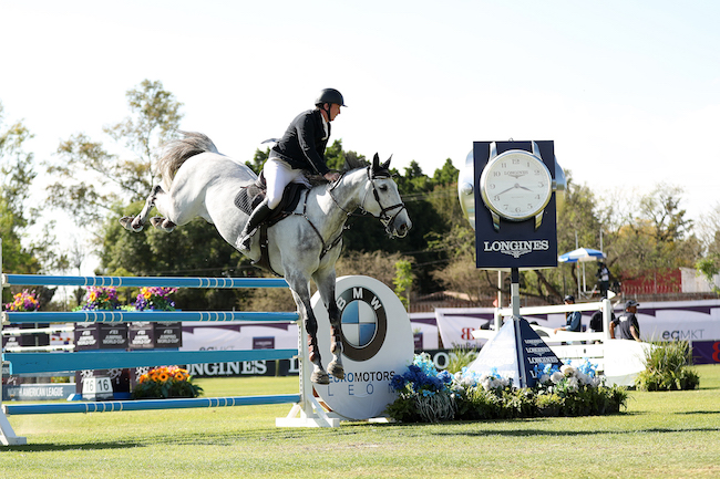 Jordan Coyle (IRL) and Eristov recorded a career-high victory in Leon. (FEI/Anwar Esquivel)