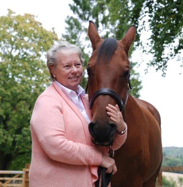 Lynn Petersen with her horse Teddy