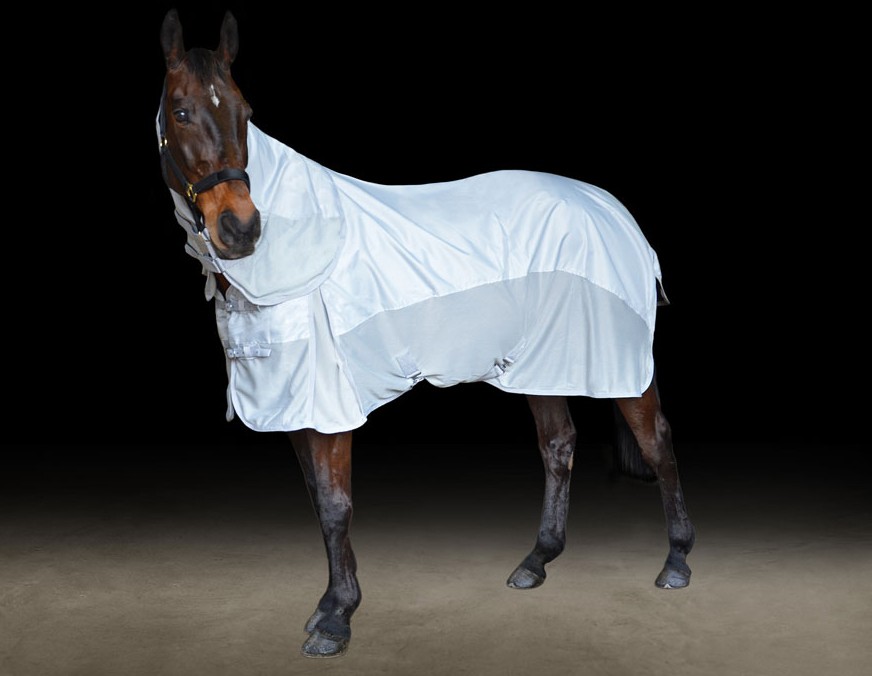horse sun protection type - Hy Defence AirFlow 600D Combo Fly Rug