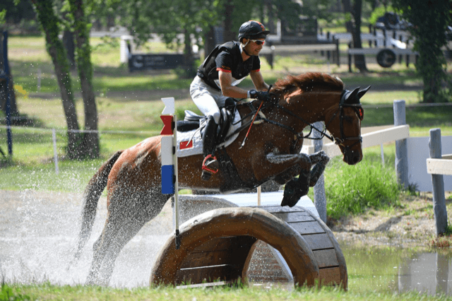 Two-time Olympian Alex Hua Tian rode Don Geniro to second place at the special Olympic qualifier held in Saumur (FRA) over the weekend to help secure China's first-ever Olympic team qualification in Eventing. (Ouest Image)
