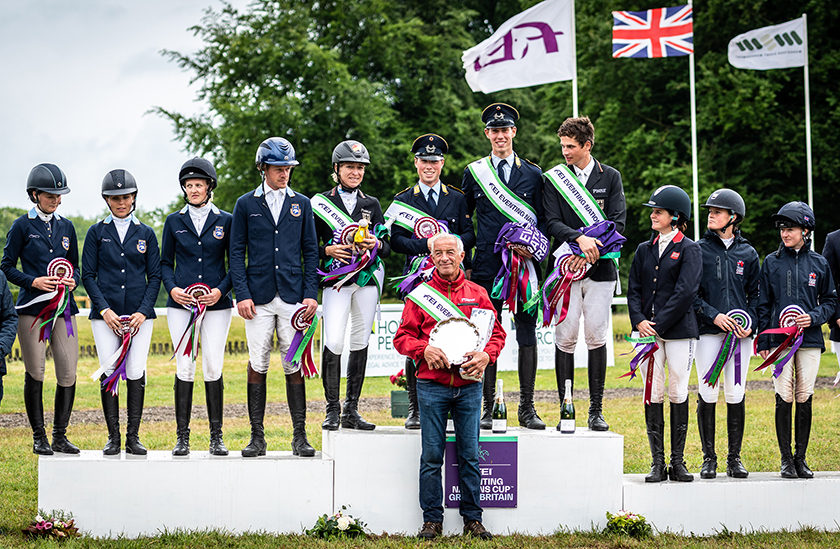 FEI Eventing Nations Cup prizegiving by Sophie Harris at SEH Photography.