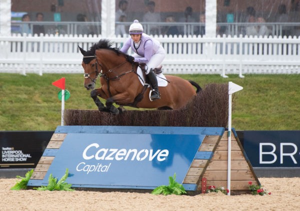 Gemma Tattersall (GBR) & Santiago Bay in the Cazenove Capital Eventing Grand Prix - The Equerry Bolesworth International Horse Show 2019
