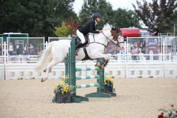 Sienna White and her coloured-pony, Touch of Marmite