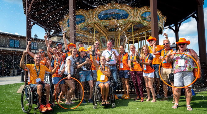Team Netherlands, who took the world title at the FEI World Equestrian GamesTM in Tryon (USA) last September are determined to clinch the European team title in front of a home crowd at Rotterdam next week at the Longines FEI European Championships Jumping, Dressage and Para Dressage Rotterdam 2019. (FEI/Arnd Bronkhurst)