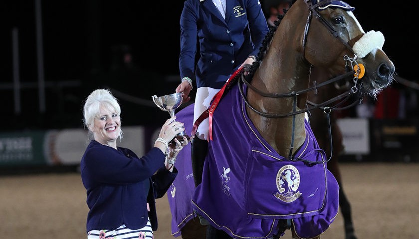At just 20 years of age, Georgia Tame has proved that the future of British Showjumping is in great hands during Friday afternoon's NAEC Stoneleight Stakes at Horse of the Year Show.