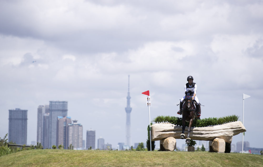 The FEI has published the full report of the horse monitoring research project conducted at the Ready Steady Tokyo test event in August, won by Olympic champion Michael Jung (GER) with Fischerwild Wave. (FEI/Yusuke Nakanishi)