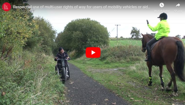 respectful rights of way on horse