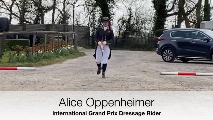 dressage anywhere hobbi horse competition - Alice Oppenheimer and Legless