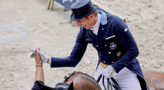 Super-competitive Swede, Patrik Kittel, will one of 14 top riders lining out at the FEI Dressage World Cup™ 2020/2021 Western European League qualifier in Salzburg, Austria this weekend. (FEI/Liz Gregg)