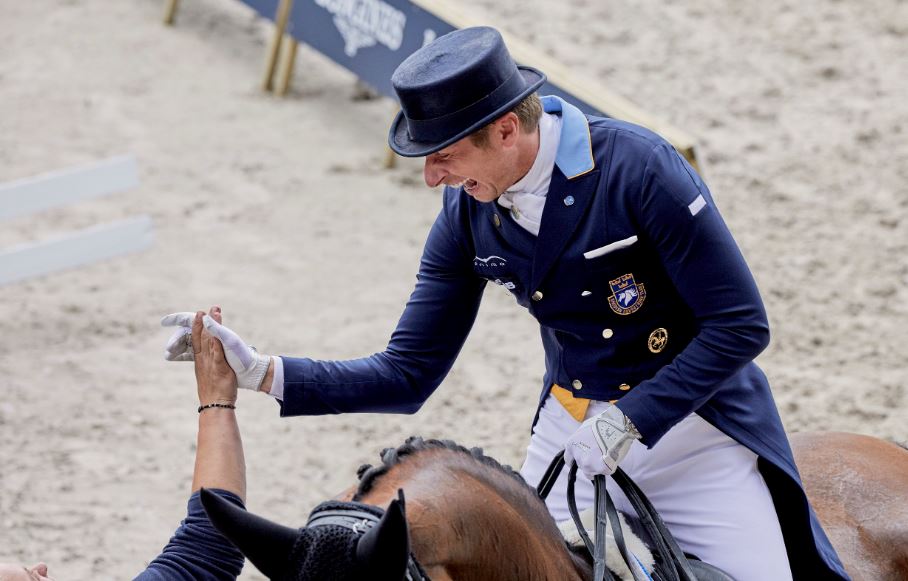 Super-competitive Swede, Patrik Kittel, will one of 14 top riders lining out at the FEI Dressage World Cup™ 2020/2021 Western European League qualifier in Salzburg, Austria this weekend. (FEI/Liz Gregg)