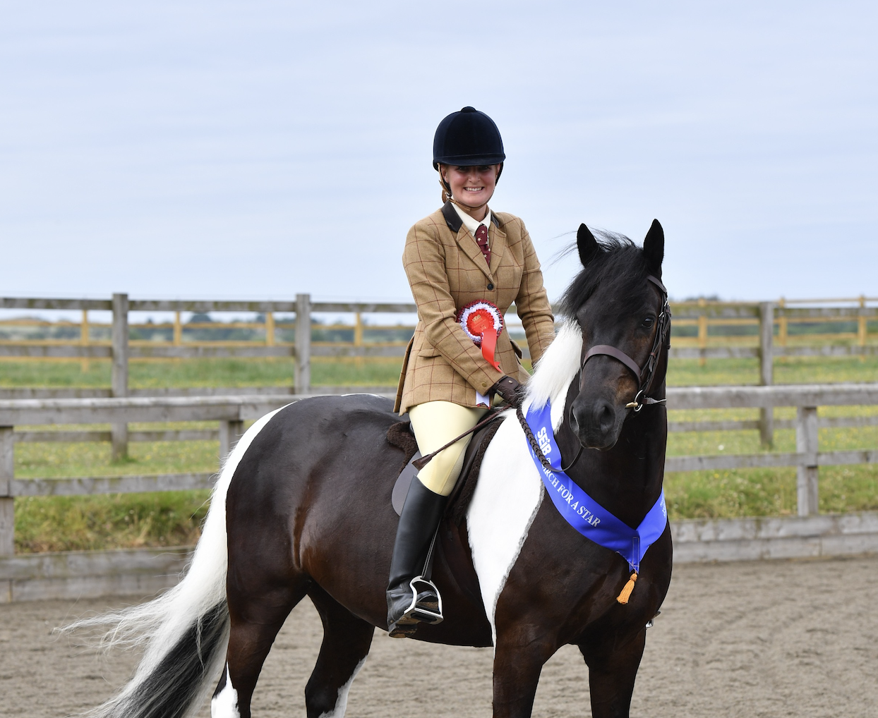 SEIB Search for a Star Claire Robinson’s Hunky Dory and Theodora Hopkins at the Alnwick Ford Search for a Star qualifier 2018. Image credit SMR Photography.
