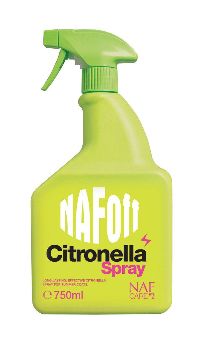 NAF OFF Citronella Spray bottle in bright green