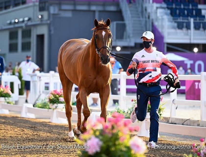 Featured image; Explosion W and Ben Maher during showjumping Tokyo First Horse Inspection. Image copyright British Equestrian/Jon Stroud Media