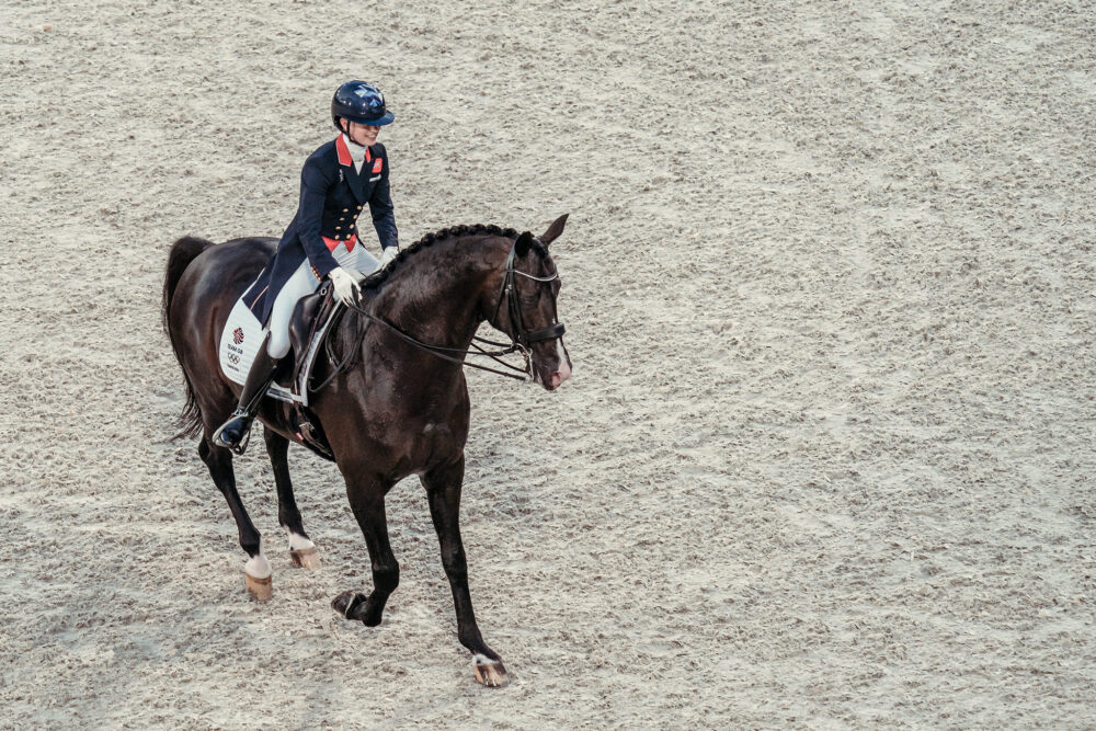 Tokyo 2020 Olympic Games - Dressage Day 1 Grand Prix Charlotte Fry (GBR) with ride Everdale at Baji Koen Equestrian Park, Tokyo (JPN) FEI/Christophe Taniere 24 July 2021