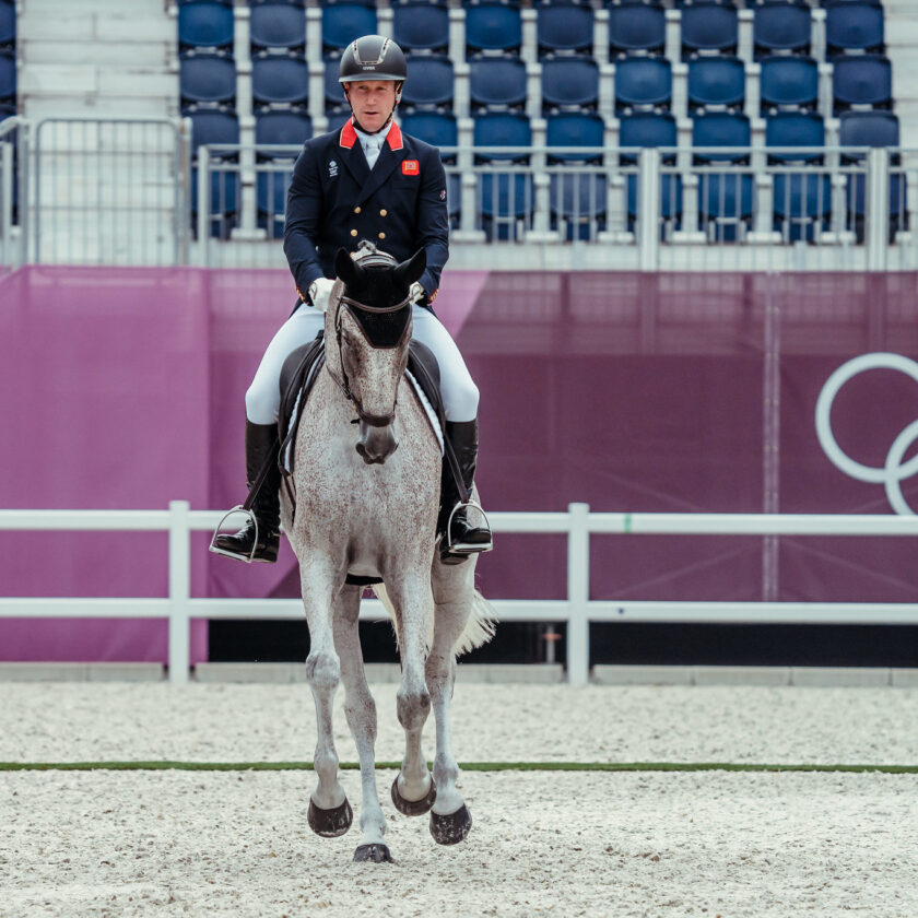 Oliver Townend and Ballaghmor Class at the Tokyo 2020 Olympic Games (FEI/Christophe Taniere)