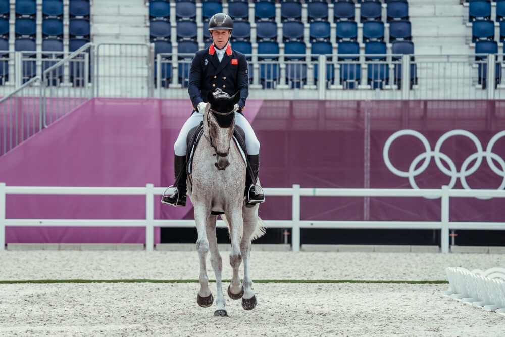 Oliver Townend and Ballaghmor Class at the Tokyo 2020 Olympic Games (FEI/Christophe Taniere)