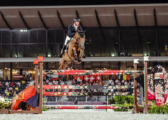 Ben Maher and Explosion W at Tokyo 2020's Individual Final Jump Off (FEI/Christophe Taniere)