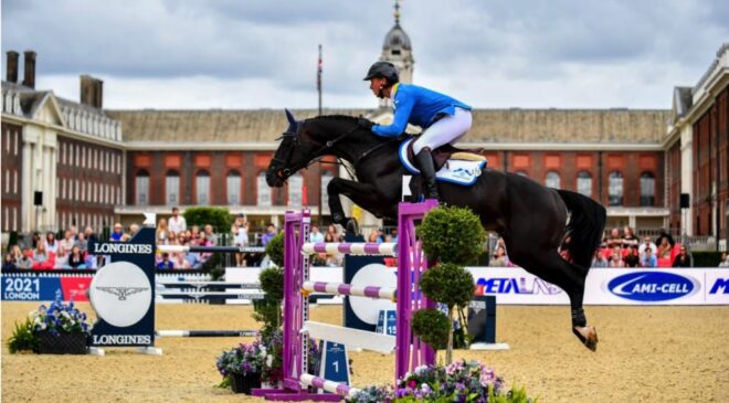 Christian Ahlmann and Solid Gold Z LGCT London Finale