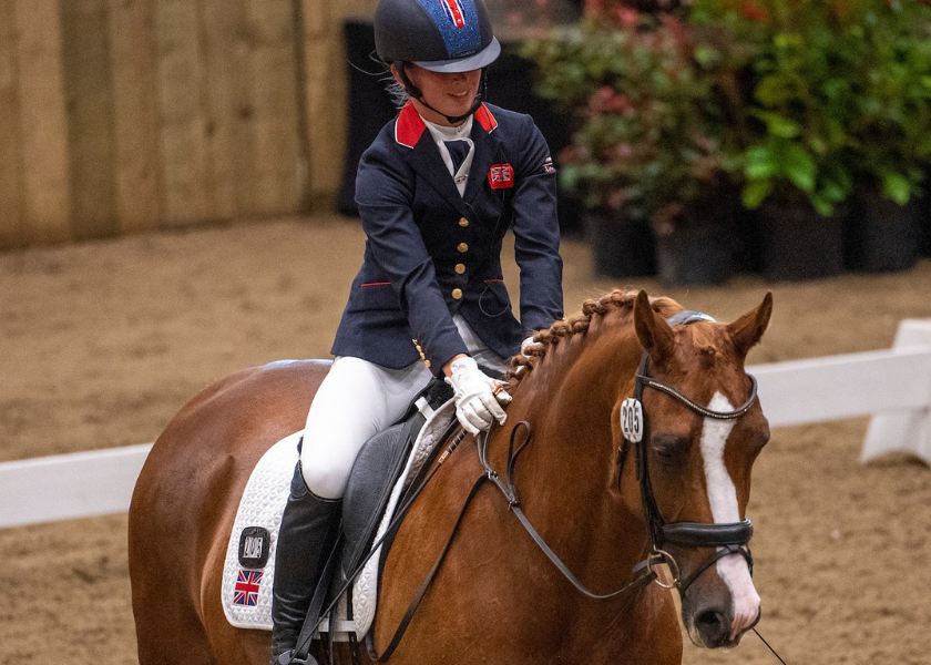 Georgia Wilson and Sakura (British Equestrian / Jon Stroud Media)