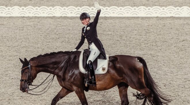 FEI Dressage European Championships 2021 Image - Newly-crowned Olympic champions, Germany’s Jessica von Bredow-Werndl and TSF Dalera BB, will be the centre of attention at the FEI Dressage European Championships 2021 in Hagen, Germany next week. (FEI/Christophe Taniere)