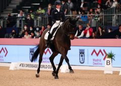 Germany’s Helen Langehanenberg and Annabelle won the third leg of the FEI Dressage World Cup™ 2021/2022 Western European League in Madrid, Spain. (FEI/Stefano Grasso)