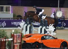 Marcus Ehning delivered a spectacular display of showjumping under intense pressure - riding Stargold