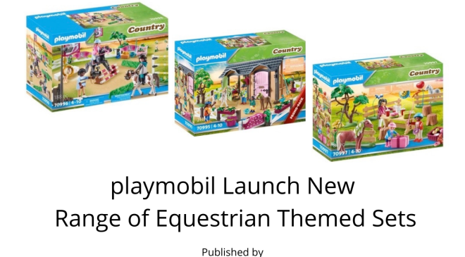 playmobil equestrian themed range of playsets