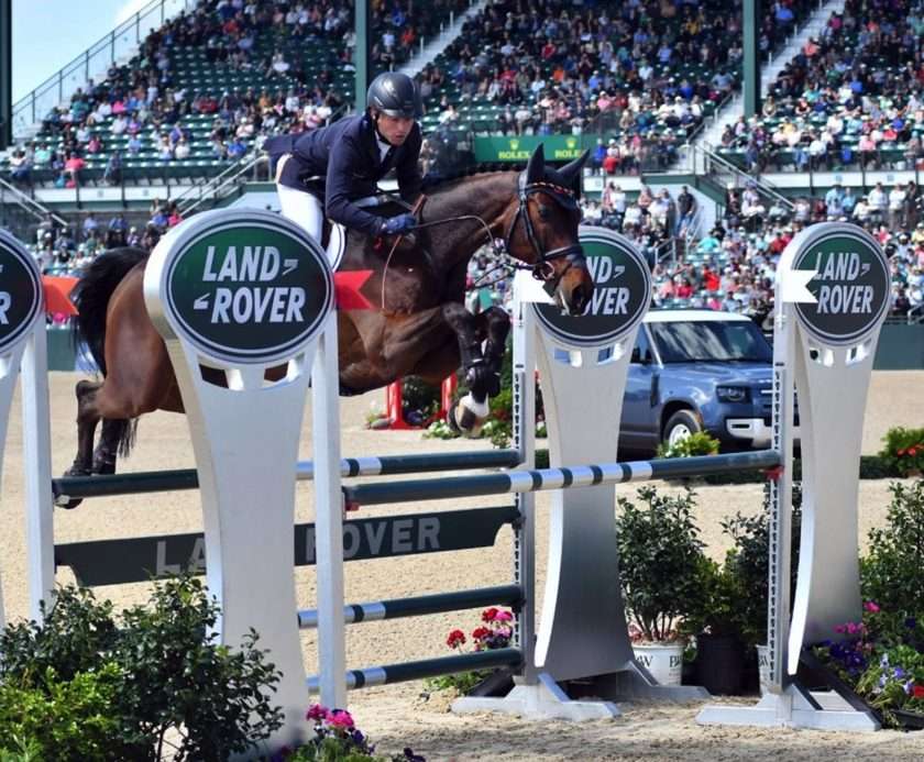 Germany’s Michael Jung and fischerChipmunk FRH continued their flawless performance to win the CCI 5*-L at the Land Rover Kentucky Three-Day Event presented by MARS EQUESTRIAN™. Michelle Dunn Photo