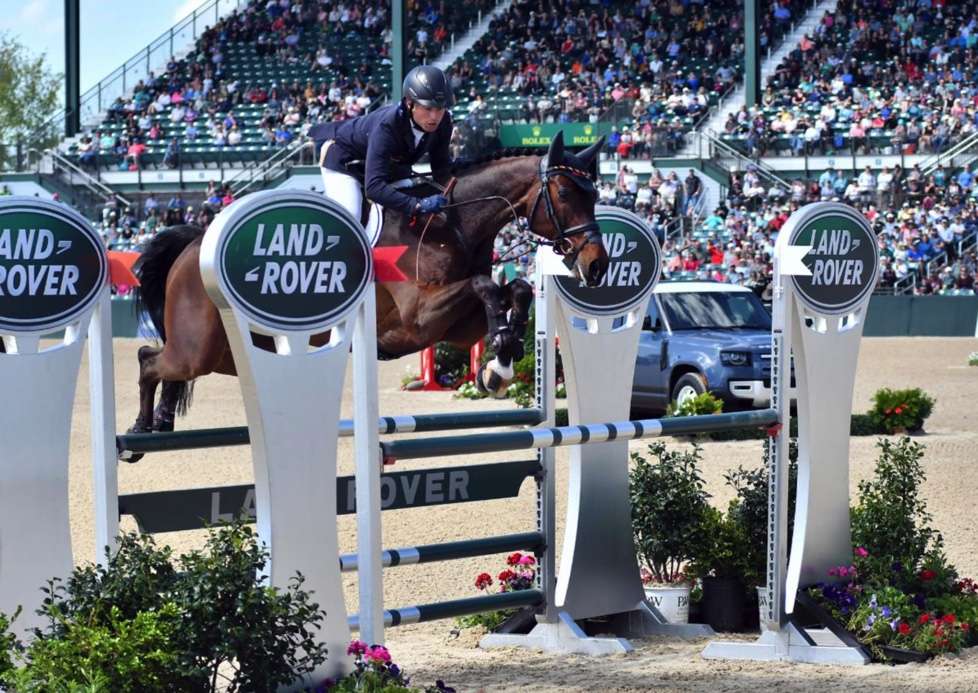 Germany’s Michael Jung and fischerChipmunk FRH continued their flawless performance to win the CCI 5*-L at the Land Rover Kentucky Three-Day Event presented by MARS EQUESTRIAN™. Michelle Dunn Photo