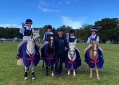 Kevin McNab and the North Herefordshire Hunt Pony Club Junior Team who were winners of the Animalintex Pony Club Mounted Games at Osberton International in 2021..jpg