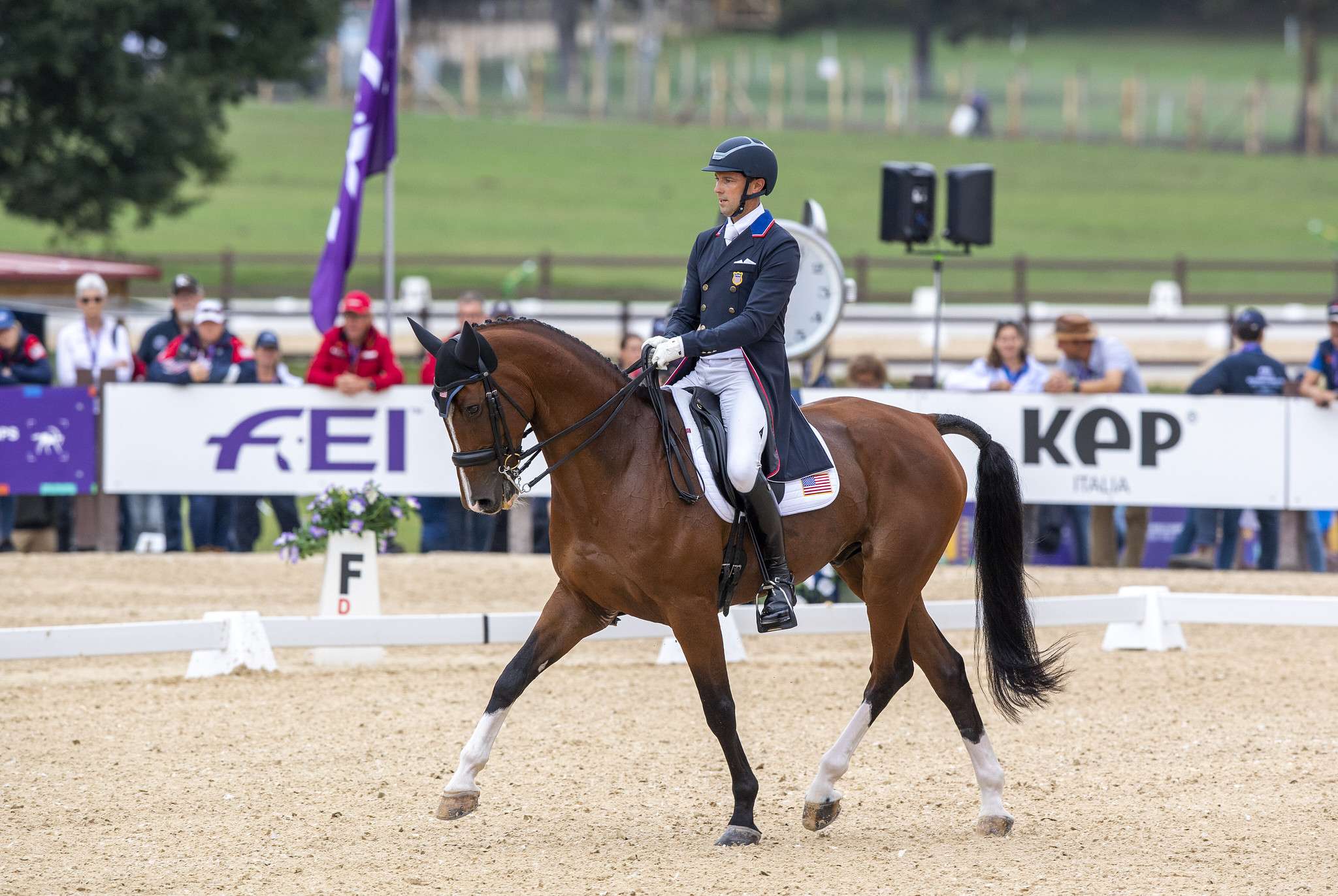 William COLEMAN (USA) rides Off The Record on 15 September 2022 FEI / Richard Juilliart